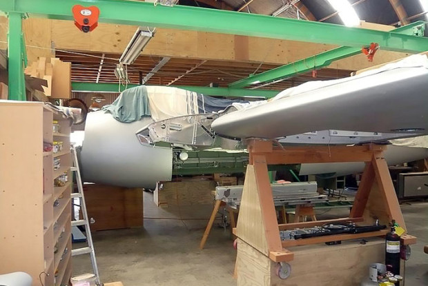 de-Havilland Mosquito T43 restoration in NZ