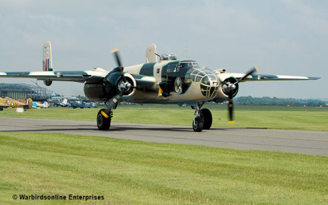 North american b-25 mitchell, duxford uk    | warbirds online