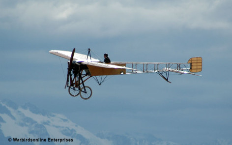 Blériot XI aircraft at Wanaka NZ