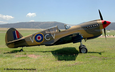 Curtiss P-40E VH-KTY at Scone NSW in 2004