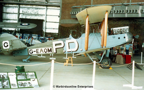 Airco dh. 9a, raaf richmond nsw    | warbirds online