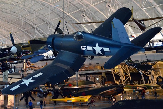 Warbirds on display at Udvar Hazy Museum Washington DC