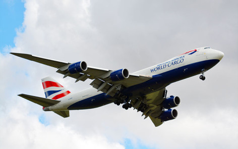 Boeing 747 400F at Duxford Airshow 2013