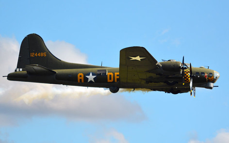 Boeing B-17G Flying Fortress Sally B at Duxford Airshow 2013