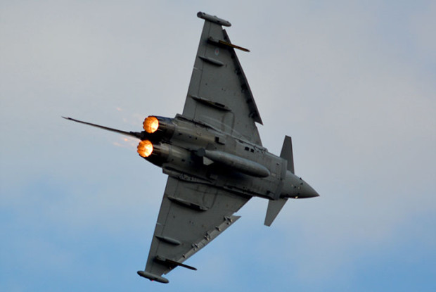 RAF Eurofighter Typhoon at Duxford Airshow 2013