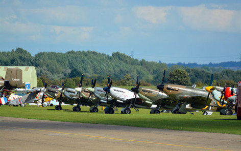 Supermarine spitfire line up duxford 2013    | warbirds online