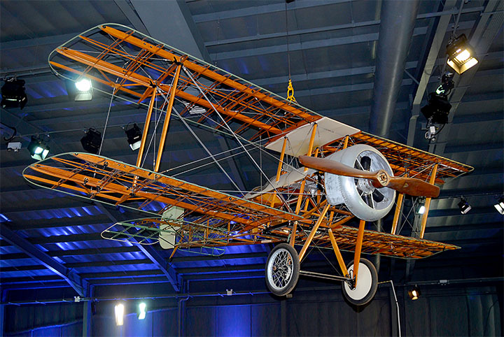 Bristol Scout aircraft at Fleet Air Arm Museum