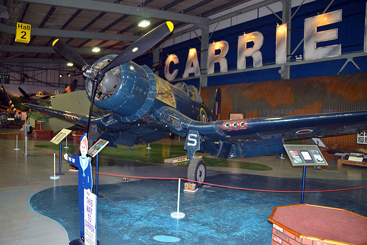 Vought F4U Corsair at Fleet Air Arm Museum