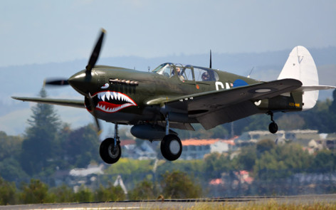 Curtiss P40 Tauranga airshow 2014
