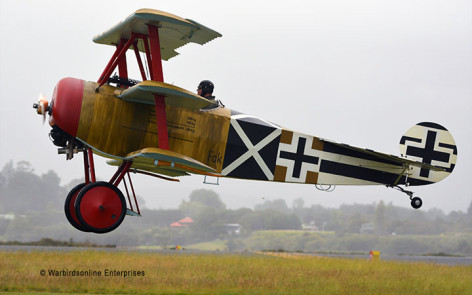 Fokker Dr1 Tauranga airshow 2014
