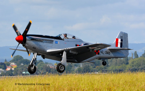 P51 Mustang Tauranga airshow 2014