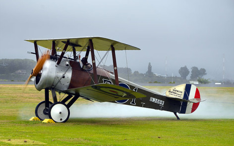 Sopwith Camel aircraft Tauranga NZ 2014