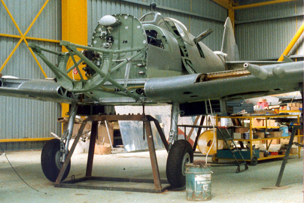 Spitfire Mk-VIII A58-758 restoration circa 1980