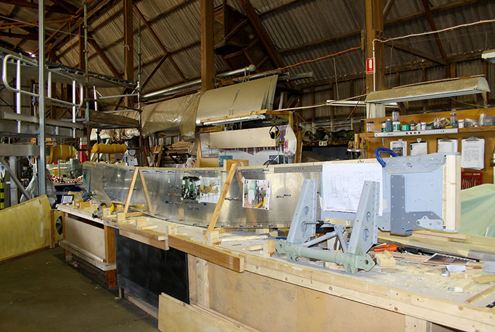 Airspeed Oxford restoration at Werribee Vic