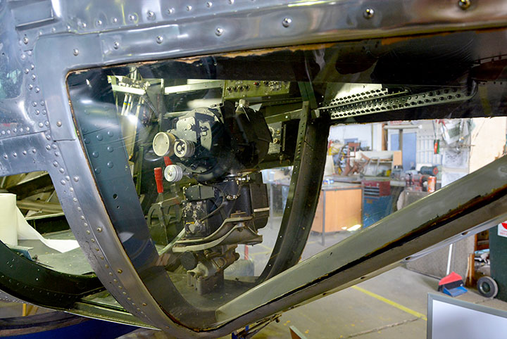 B-24 Liberator bomb aimers position