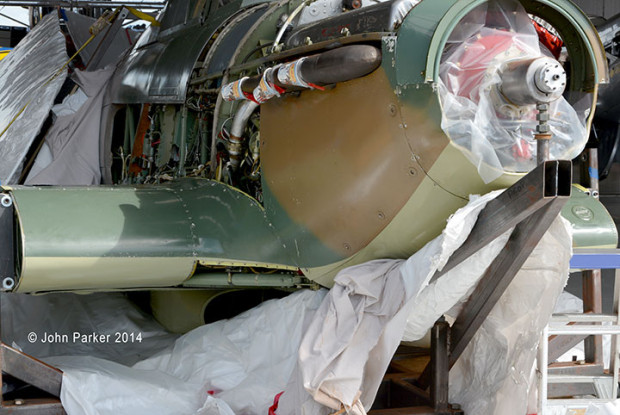 Hurricane xii 5481 arrives in australia    | warbirds online