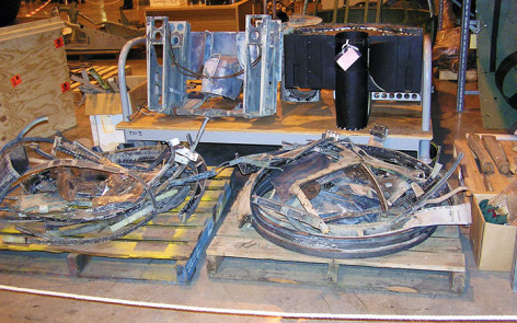 Hudson A16-105 - turret template scraps - image courtesy J Kightly