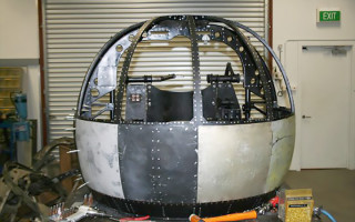 Lockheed Hudson A16-105 - rear cupola - image AWM