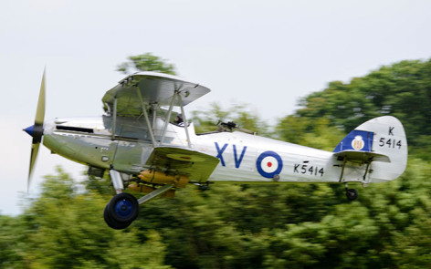 Hawker Hind K5414 flying at Shuttleworth 2014