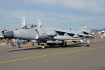 British Aerospace Sea Harrier FA2s static display - rear view - Yeovilton airshow 2014