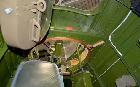 Bristol Bleheim view to gun turret