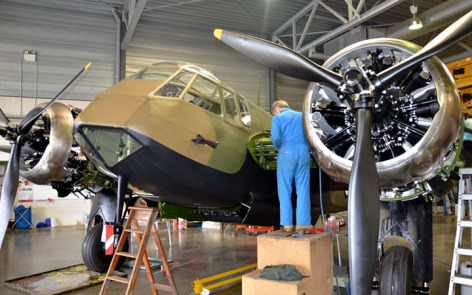 Bristol Blenheim work proceeding