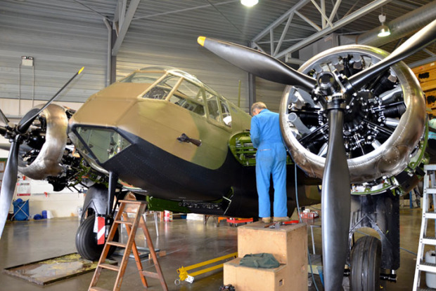 Bristol Blenheim work proceeding