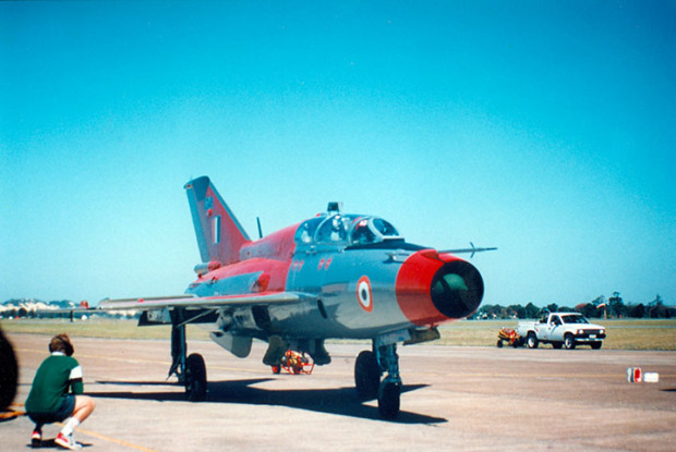 MiG 21 UTI Williamtown circa 1990's
