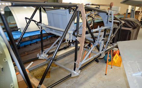 Hawker Demon cockpit frame