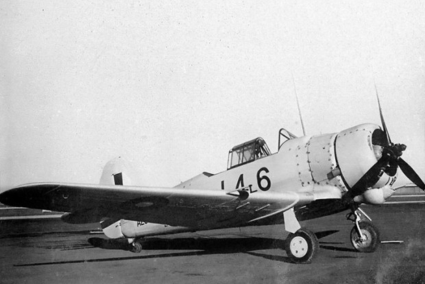 CAC Wirraway CA-7 A20-146 thought to be at Point Cook in all yellow color scheme