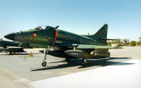 Rnzaf a4 k nz6206 at nowra nsw in the 1980s now in the usa    | warbirds online