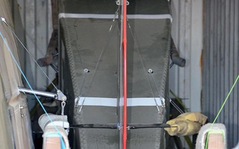 Bristol F2B Fighter in the container