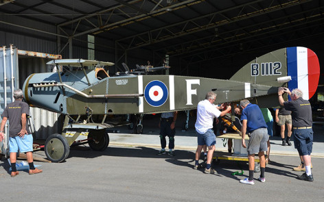 Bristol F2B Fighter unloaded