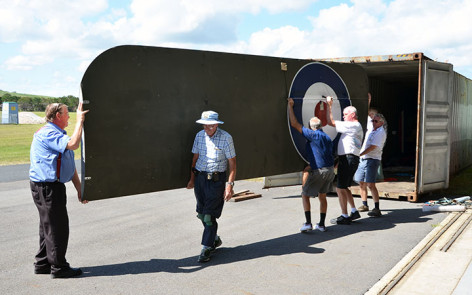 Bristol F2B Fighter wings unloaded