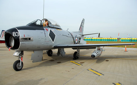 CAC Sabre A94-983 at Williamtown RAAF airshow 2010
