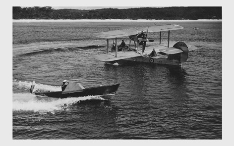 Supermarine seagull v & walrus raaf a2 5 seagull v during post landing recovery hmas canberra -1936 or 1937    | warbirds online
