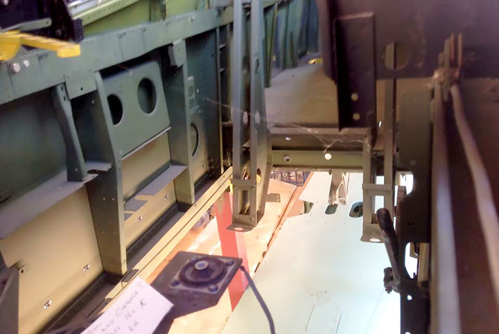 CAC Mustang A68-71 fuselage interior