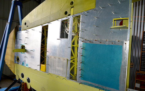 Supermarine Spitfire IX MH 603 wing detail