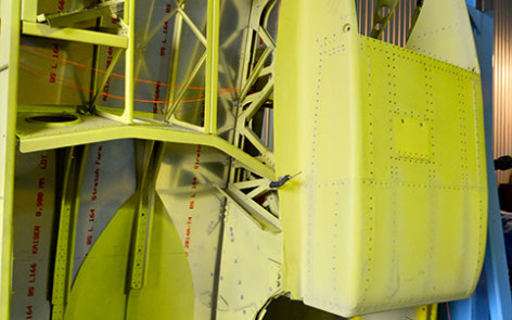Supermarine Spitfire IX MH 603 wing internals
