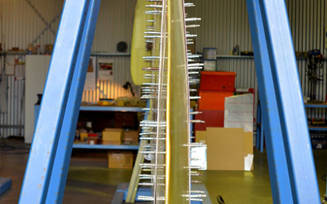 Supermarine Spitfire IX MH 603 wing vertical view