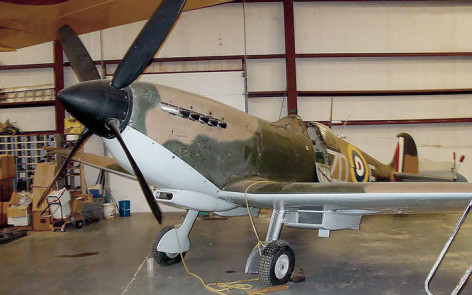 Spitfire MH415 forward view
