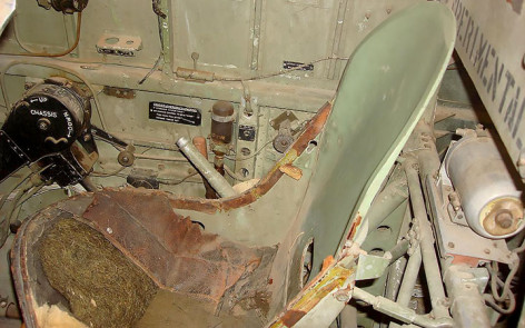 Spitfire MH415 interior