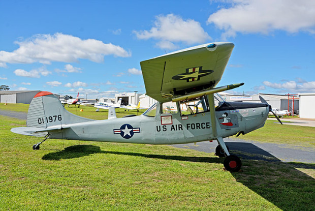 Cessna O-1G Bird Dog VH-XVB-Toowoomba 2014