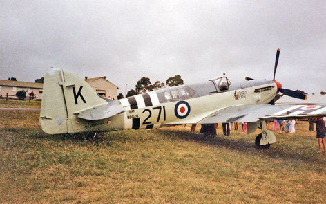 Fairey Firefly AS.6 WB518 at Nowra 1990's