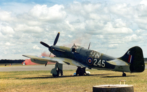 Fairey Firefly AS.6 WD826 1988 Bi-Centennial Air Show RAAF Richmond
