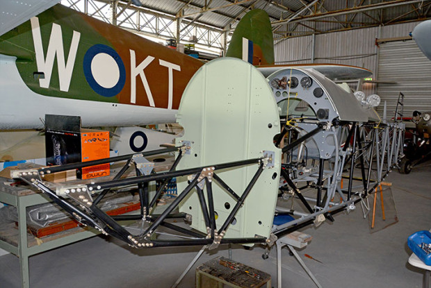 Hawker Demon Front fuselage view