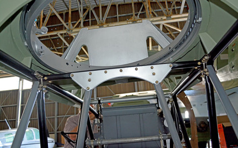Hawker Demon - internal fuselage cockpit being assembled