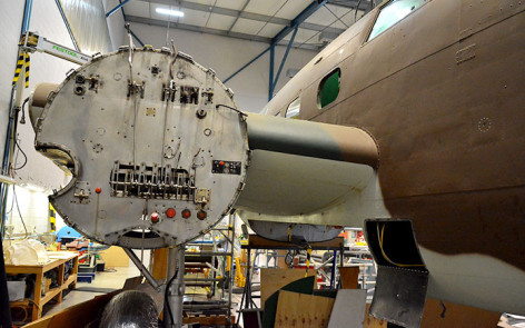 Lockheed hudson a16-105 awm restoration of engine firewall    | warbirds online