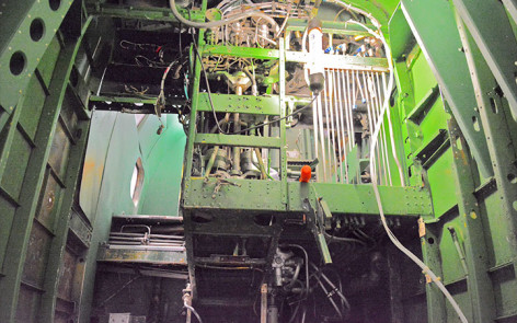 Lockheed Hudson A16-105 forward fuselage internal fitout