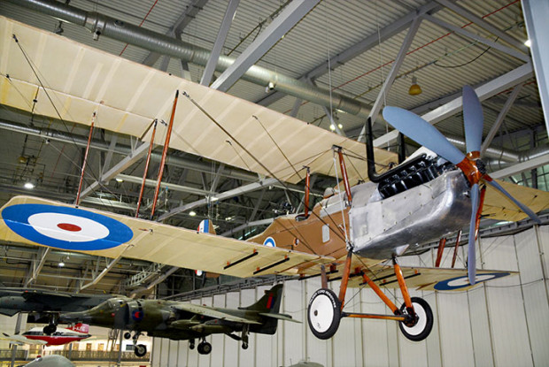 Royal Aircraft Factory R.E.8 F3556 at IWM Duxford UK